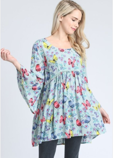 Butterfly Babydoll Top
