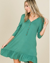 Henley Ruffle Boot Top (or Dress)
