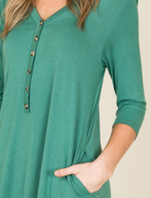 Henley Ruffle Boot Top (or Dress)