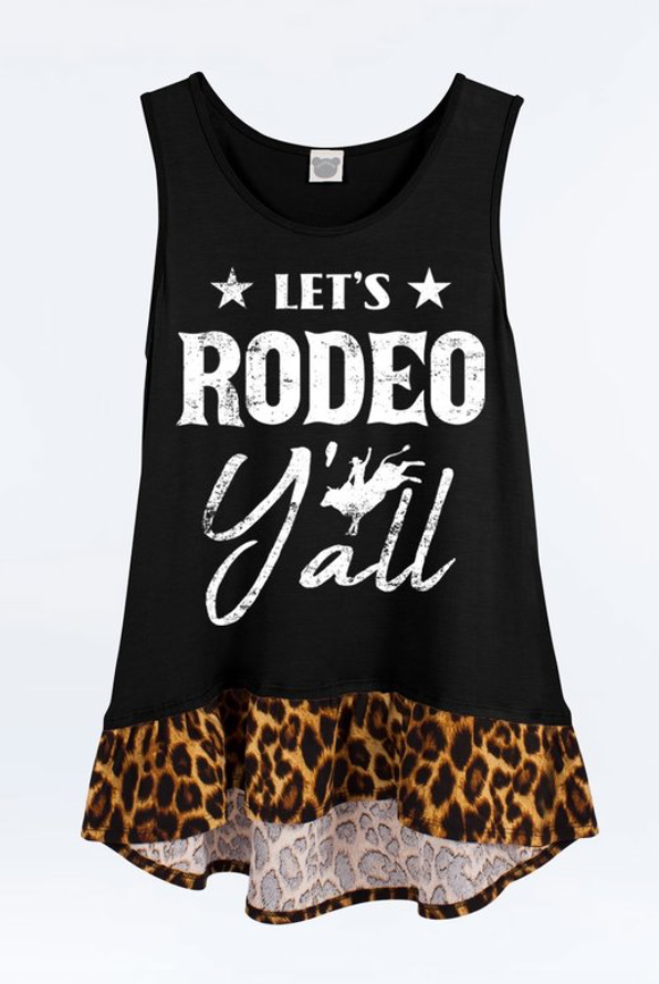 Let's Rodeo Y'all Plus Top